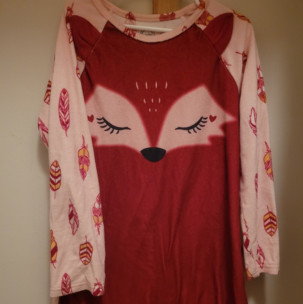 Fox pajama dress